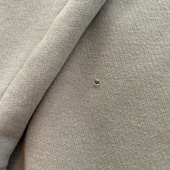 VINTAGE NIKE SPELL OUT QUARTER ZIP BEIGE SWEATSHIRT - Picture 3 of 7